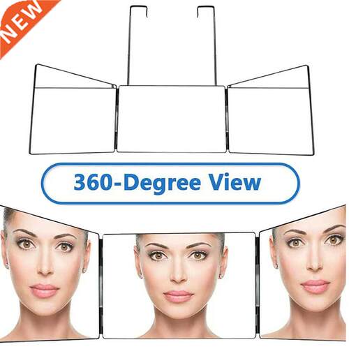 RecabLeght Trifold Foldable Makeup Mirror Portable