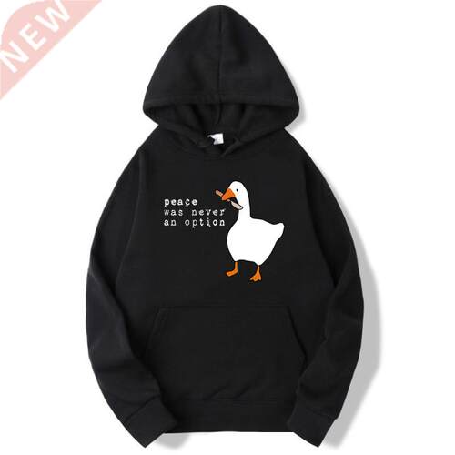 Hoodies Men 2022 Autumn Winter Sudadera Hombre Peace Was Nev