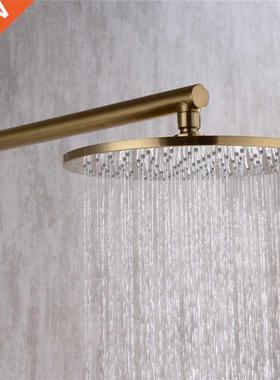 Sold Brass Brushed Gold Bathroom Shower Set Ranfall Shower