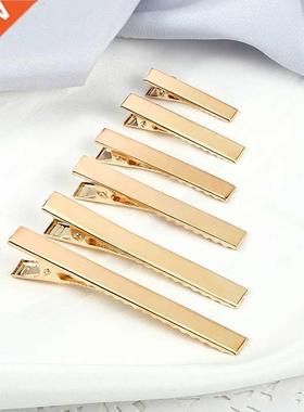 30Pcs/Set Gold Silver Color Hair Clip Basic Shiny Metal Alli