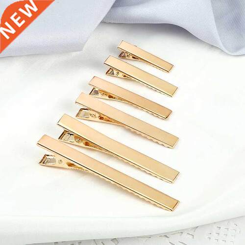 30Pcs/Set Gold Silver Color Hair Clip Basic Shiny Metal Alli