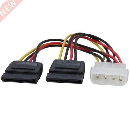 1PC Molex to SATA Power Y Splitter Adaptor Cable Lead 2 Way