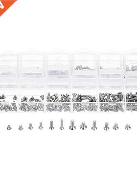 MXSP7 240Pcs Mini Phillips Screw 304 Stainless Steel Flat H