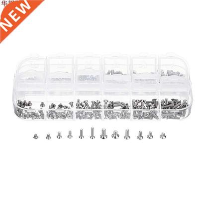 MXSP7 240Pcs Mini Phillips Screw 304 Stainless Steel Flat H