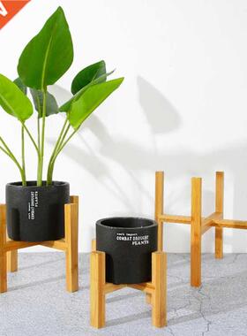 Four-legged Wood Flower Pot Holder Plant and Succulent Flowe