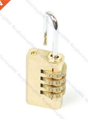 4 Digit Metal Password Plus Lock Combination Luggage Suitcas