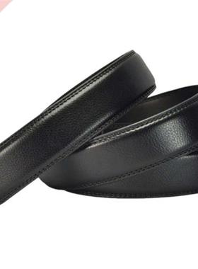 Luxury Men's Leather Automatic Ribbon Waist Strap Belt Witho