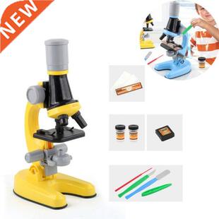 G8DA Kids Biological Microscope Microscope Kit Lab LED 100X-