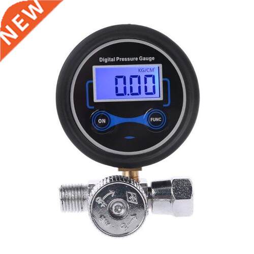 LCD Digital 1/4 0-200PSI Air Pressure Gauge Pressure Regula