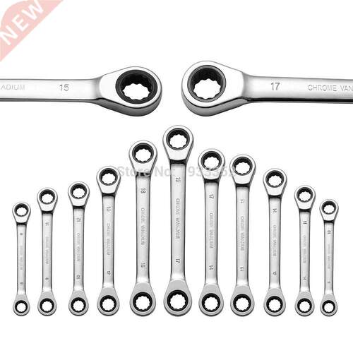 8-19mm Double Head Ratchet Combination Wrenches Hand Tool fo