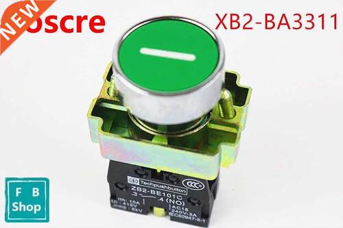 New XB2-BA3311 1NO Symbol Momentary GREEN (Start) Flush Pus