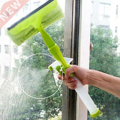 Window Glass Cleaning Scrubber Long Hand Cleaner Brush