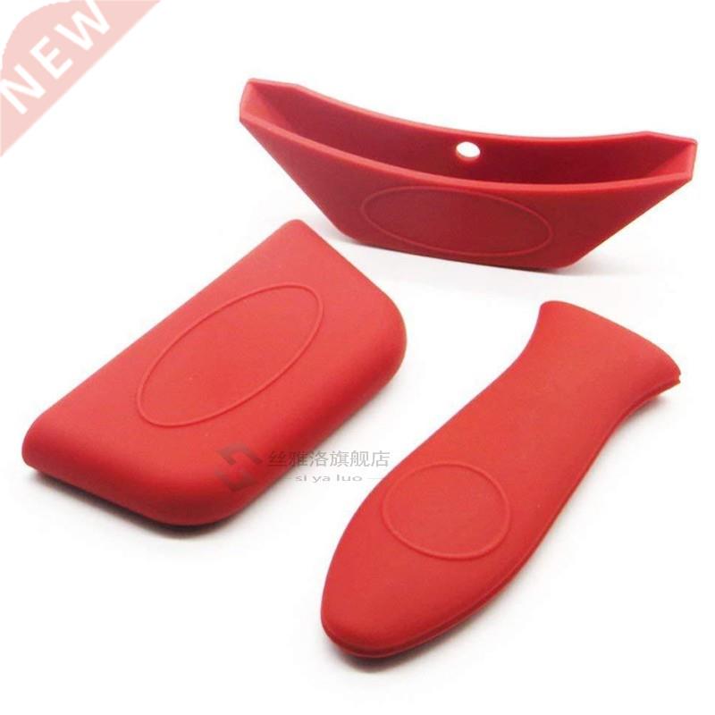3PCS/Set Cookware Cast Iron Skillet Hot Handle Holder Access