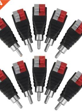 New 10Pcs Speker Wire Cble to udio MLE RC Jck Connect