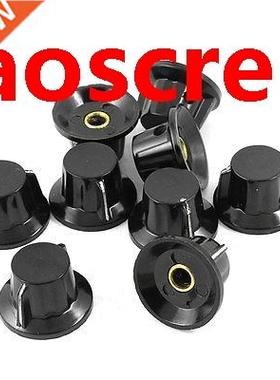9pcs Adjustable Turn 20mm Top Rotary Knobs for 6mm Dia. Shaf