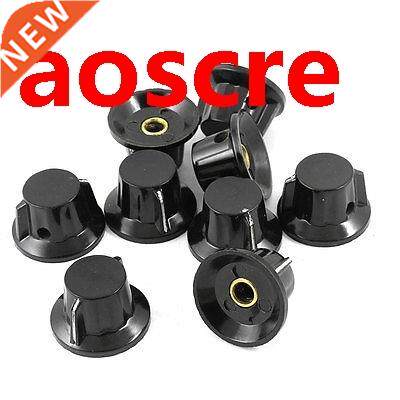 9pcs Adjustable Turn 20mm Top Rotary Knobs for 6mm Dia. Shaf