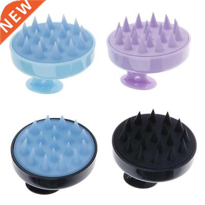 1pc Hir Wshing Comb Silicone Hed Mssge Brush Body Shm
