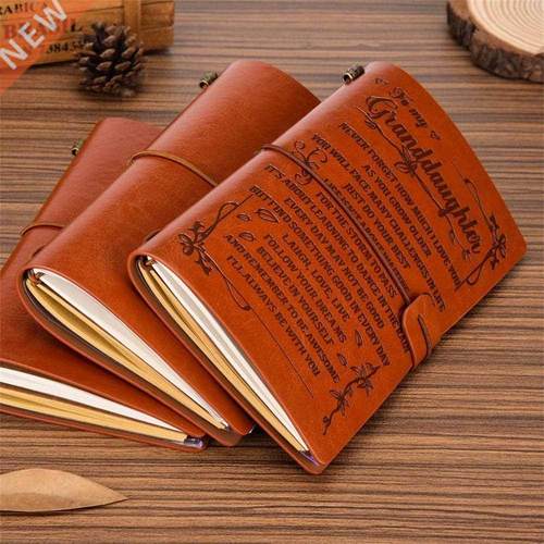 Retro Notebook Diary Notepad Literature PU Leather Note Book