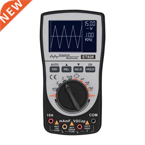 2in1 LCD Digital Oscilloscope Multimeter Current Voltage Fre