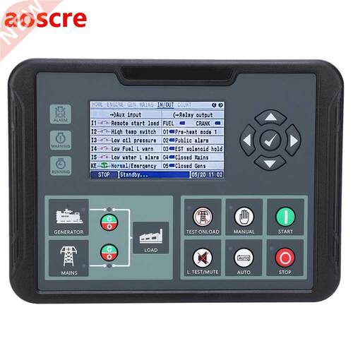 Generator Set Controller Engine Genset Module 500-4500RPM DC
