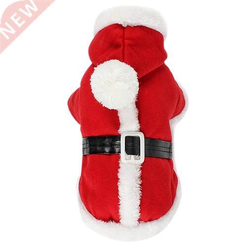 Christmas Dog Clothes New Year Pets Dogs Hooded Clothing