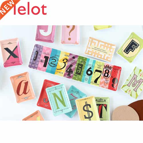 Hand-Painted Personalized Creative Ceramic English Letter