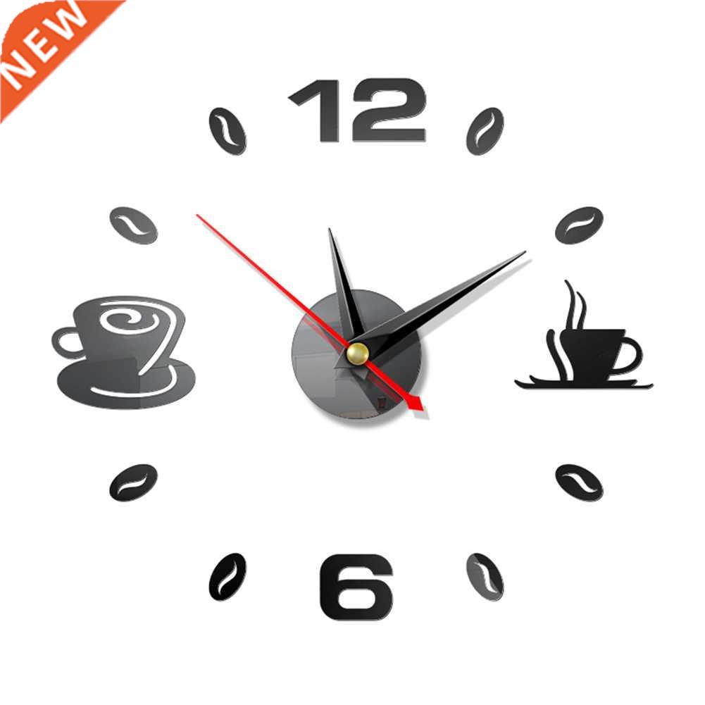 Self Adhesive Kitchen D Analog Home Waterproof Wall Clock A