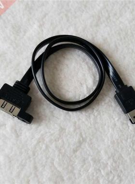 Panel Mount E-SATA ESATA E SATA Male to Female M/F High Spee