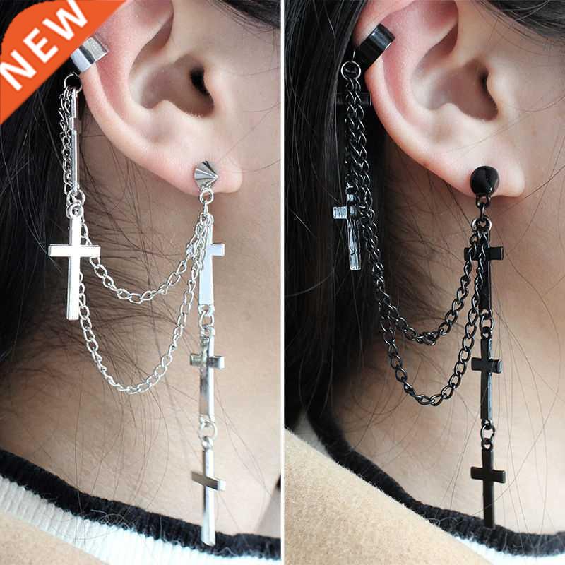1 Piece Men Women Punk Gothic Cross Exaggerated Classic Meta