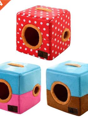 Parrot Nest Plush Snuggle Large Birds Hammock Cave Bed Cage