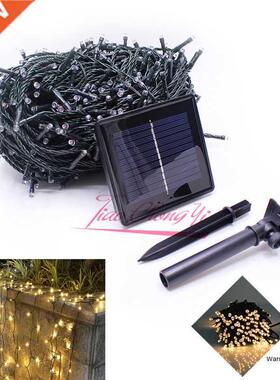 52M 500LED Warm white RGB Cool white LED Solar String Lig