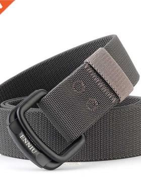 Military Equipment Belt Men Elastic Nylon Tactical Belts For