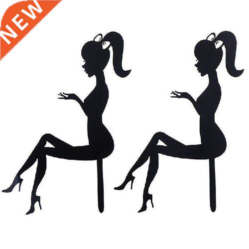 1pc High Heels Lady Girl Acrylic Cake Topper Weddding Cake