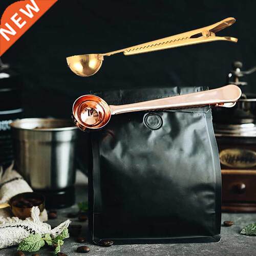 2 In 1 Coffee Spoon With Handle And Clip For Kitchen Supply