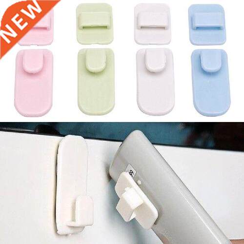 4pcs/set TV Plastic Remote Control Sticky Hooks Adhesive