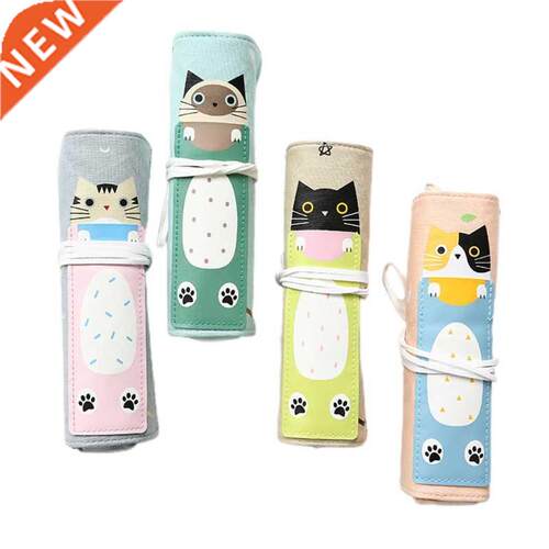 2-IN-1 Detachable Pencil Wrap Pencils Roll Holder Portable C