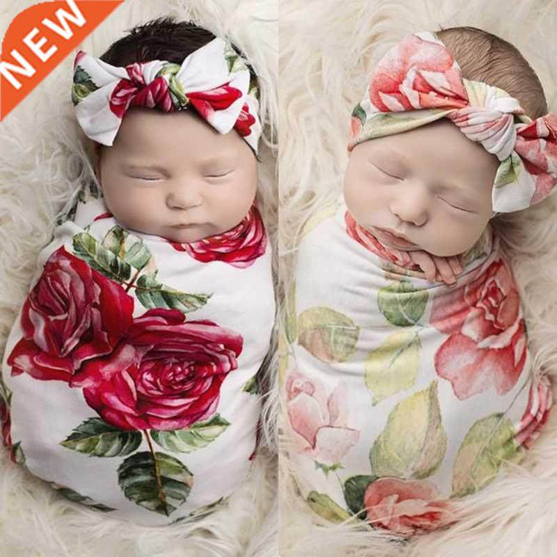 Newborn Baby Turban Cotton Beanie 0-6M Infant Baby Swaddle B