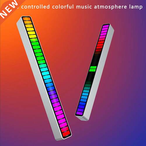 New LED Music Rhythm Night Light RGB Sound-activated Rhythm