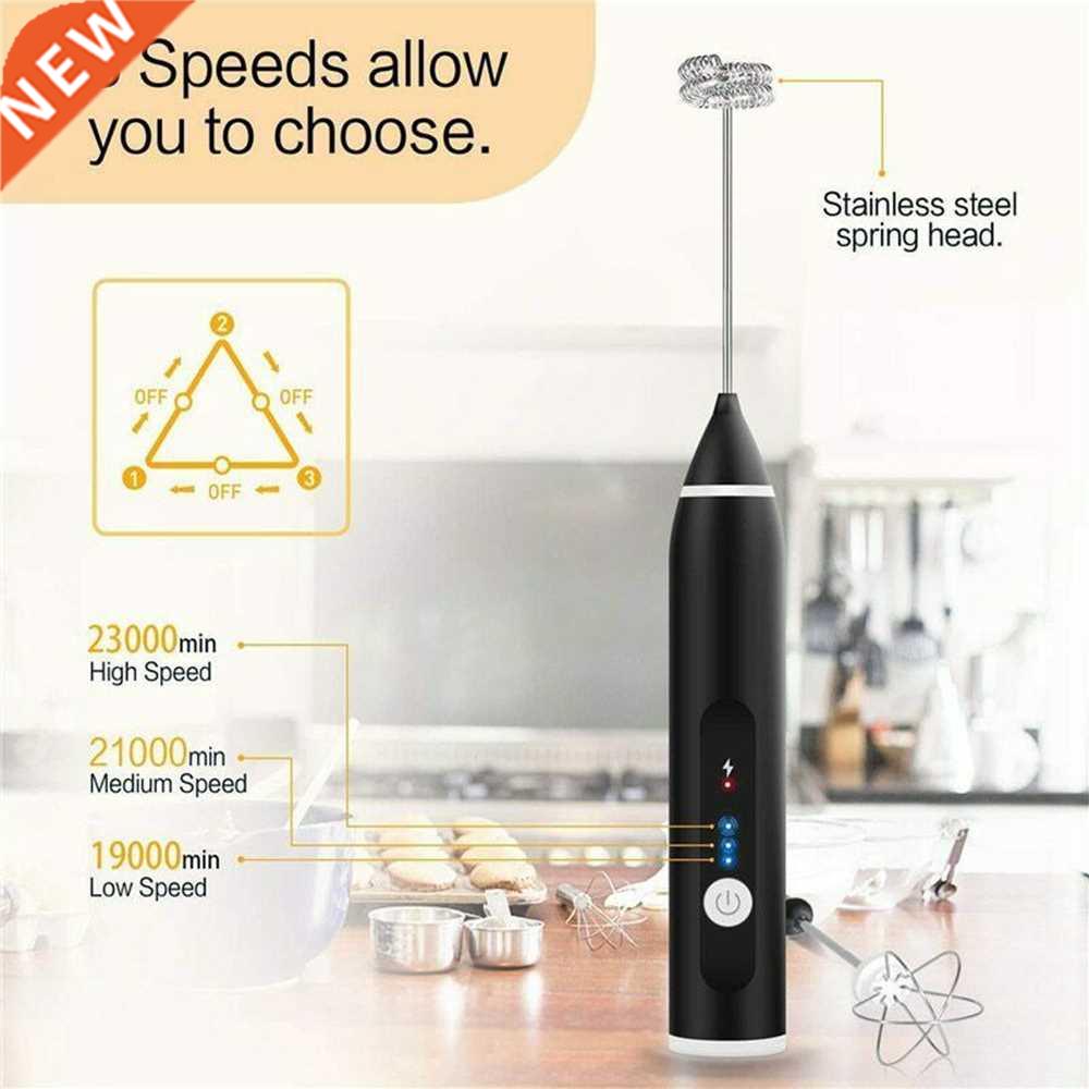 Two Speeds Electrc Stanless Steel Handheld Mn Blender