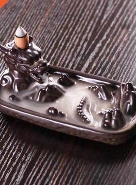 Ceramc Backflow Dragon ncense Burner Cones Stck Holder