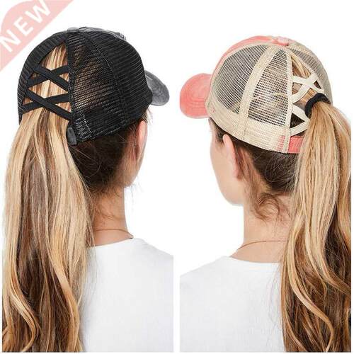 Women tail Baseball Cap Snapback Adjustable tail Gorras Casq