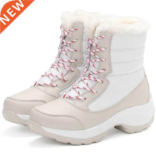 Women Boots White Winter Shoes For Women Ankle Boots Super W