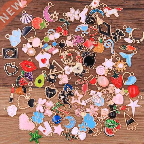 0Pcs Random 20-100 Styles Mix Size 5 Color Alloy Metal KC G