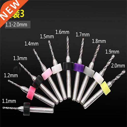 High quality 10pcs PCB bit fixed handle drill Carbide small
