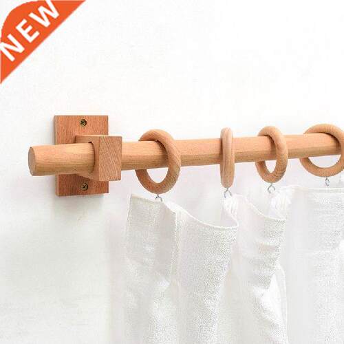 Natural Beech Curtain Rod Sid Wood Roman Pe Japanese