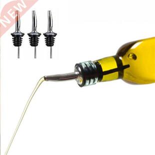 PCS Stainless Olive Oil Steel Free Flow Pourers Liquor Bott