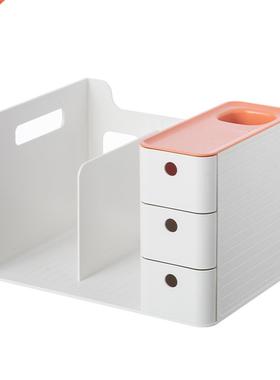 Student Large Capacity Bookshelf Scho With  Drawers Displ