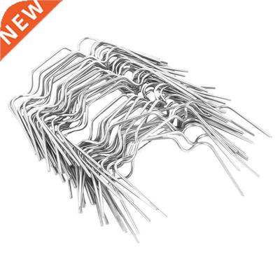 50Pcs Stanless Steel Greenhouse W Clps Sprng Wre Glazng