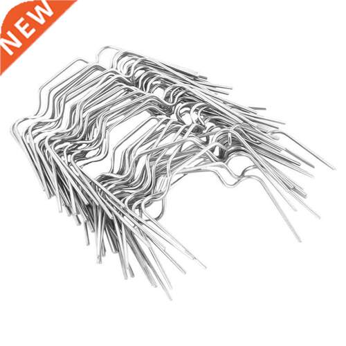 50Pcs Stanless Steel Greenhouse W Clps Sprng Wre Glazng