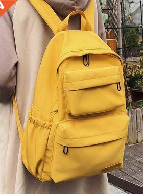 Students Waterproof Nylon Backpack for Women Multi Pocket Tr